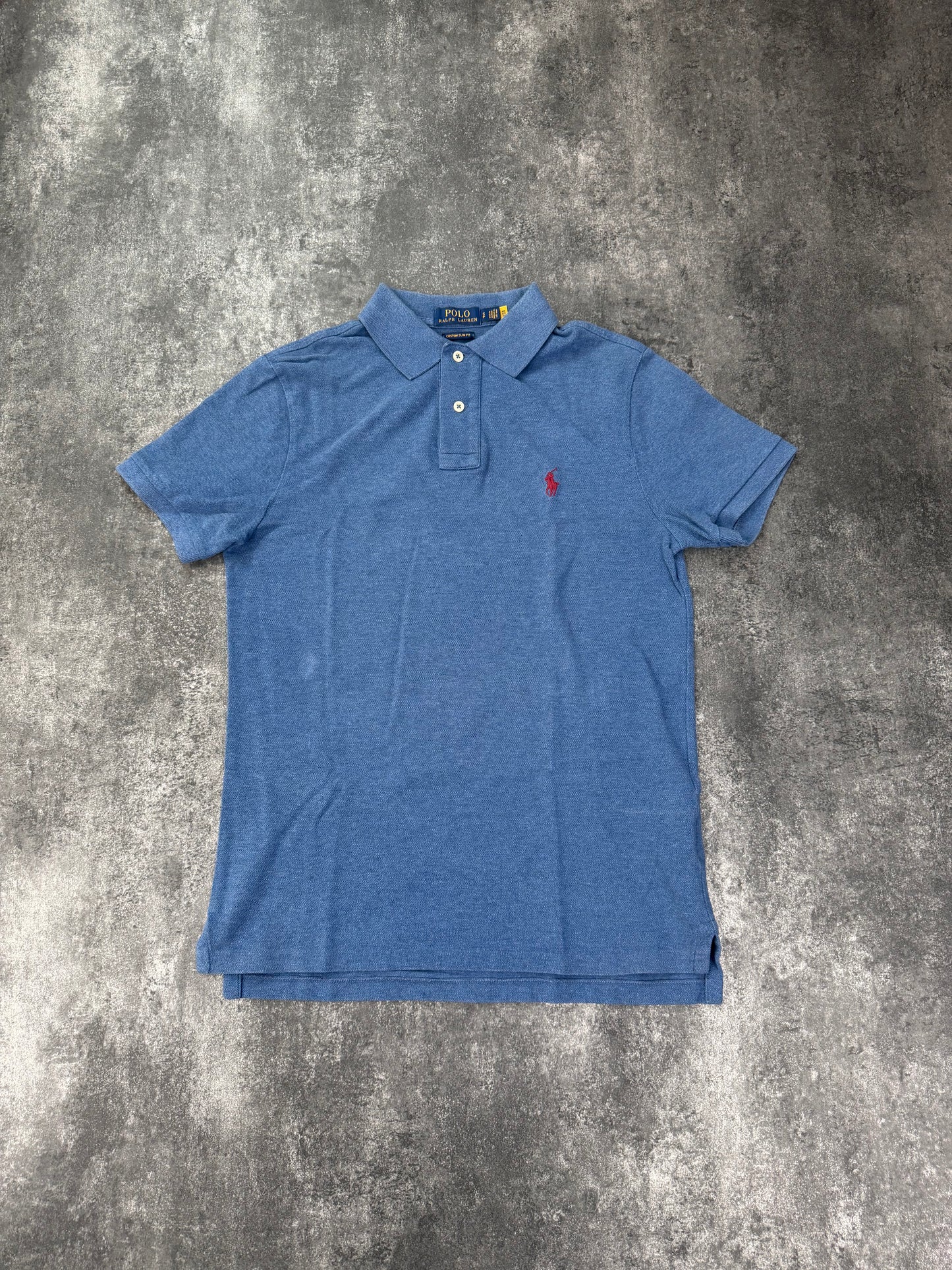 Ralph Lauren Polo Shirt Slim Fit in Blau