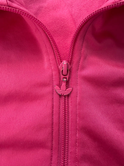 Adidas Firebird / Weiß Jacke Rosa | Classic 3 Stripes | Retro Y2K | Größe 36