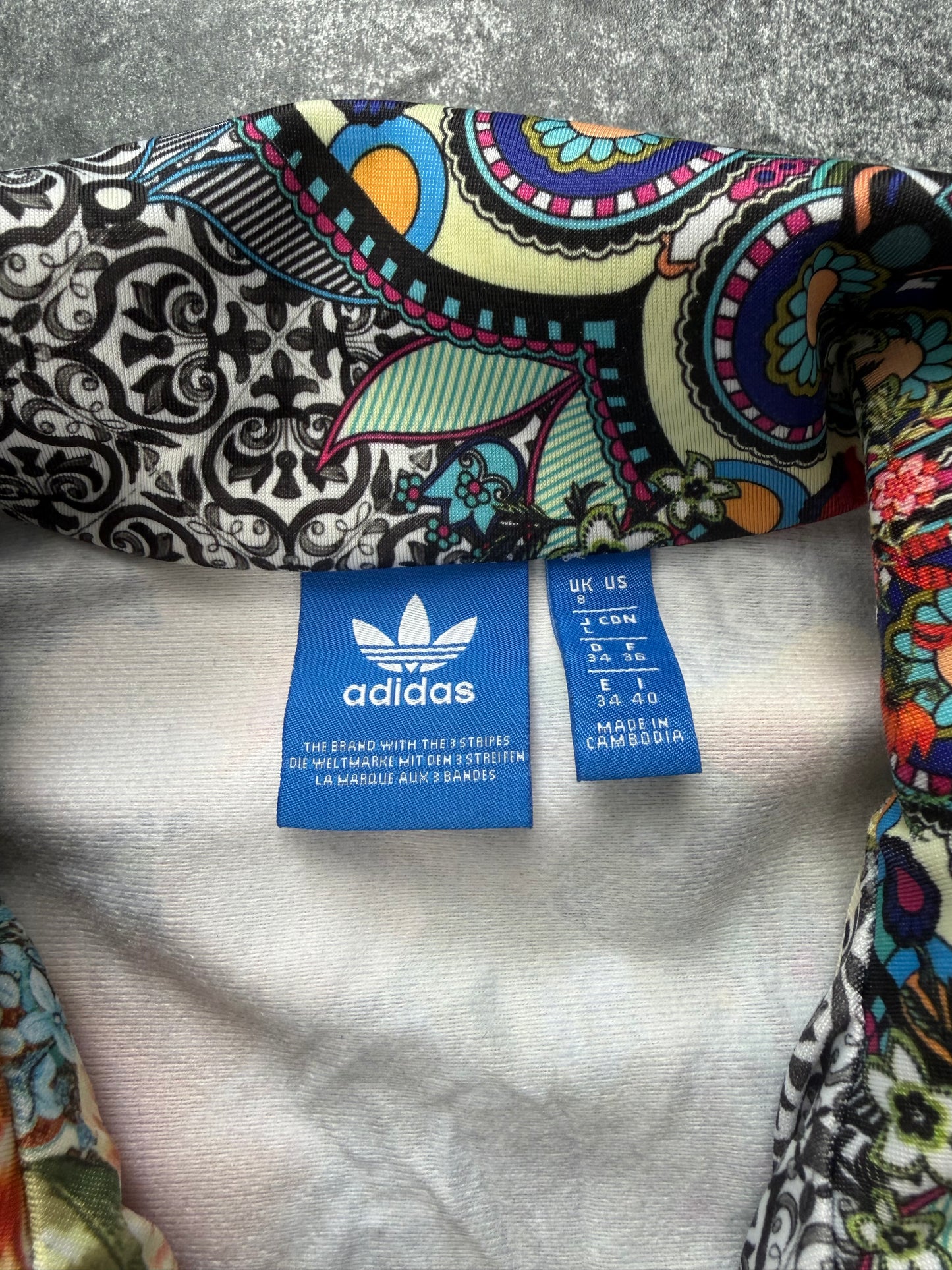 Adidas Firebird mit Blumen (S)