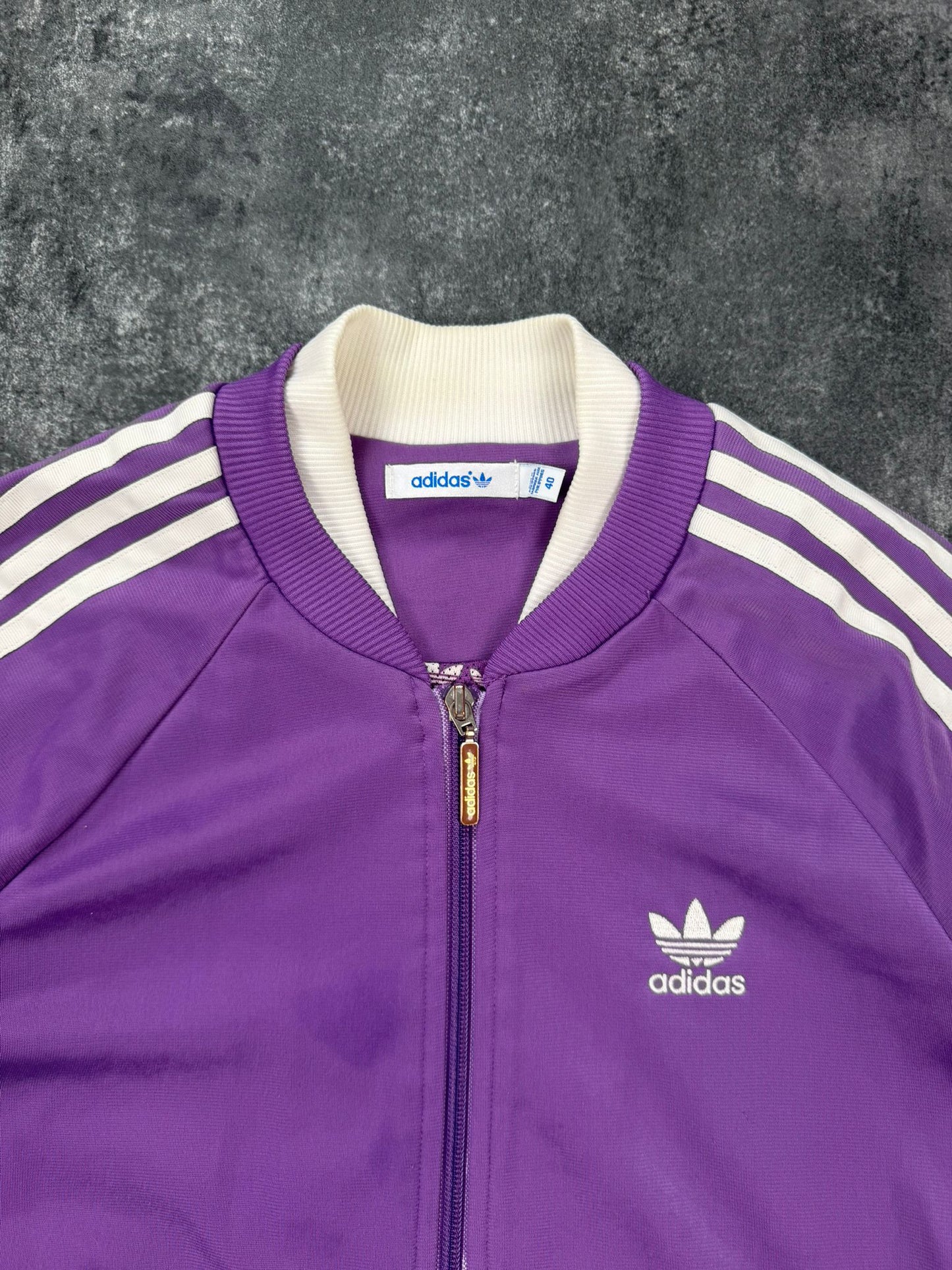 Adidas Firebird Tracksuit Lila Weiß S