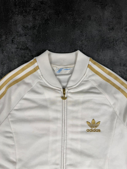 Adidas Firebird Track Jacket Weiß Gold S