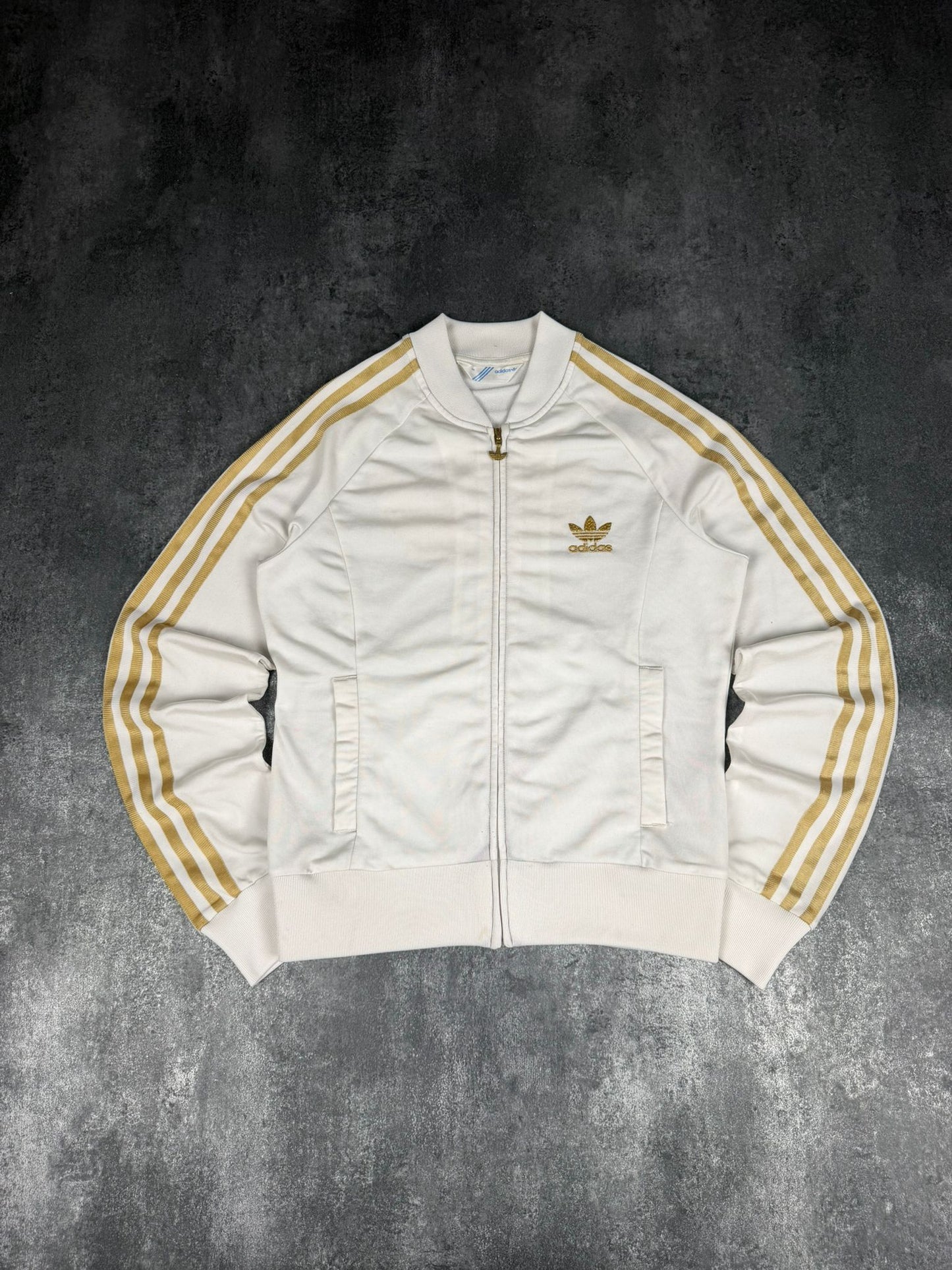 Adidas Firebird Track Jacket Weiß Gold S