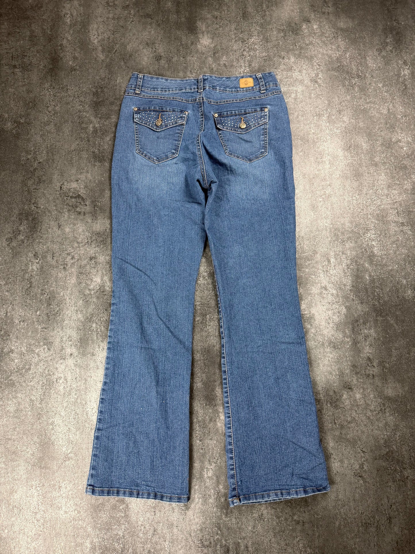 Y2K Vintage Y2K Flared | Strass Details | Bootcut | Miss Me Style L Sehr Gut
