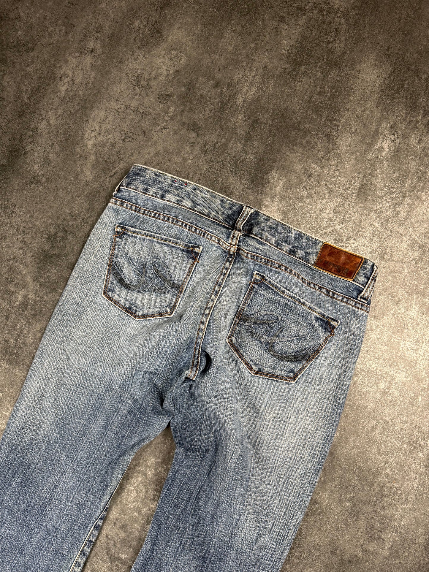 Express Jeans Stella Y2K Low Rise Flare