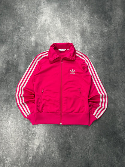 Adidas Firebird /weiß in 38 Jacke Lila | Classic 3 Stripes | Retro Y2K | Größe M