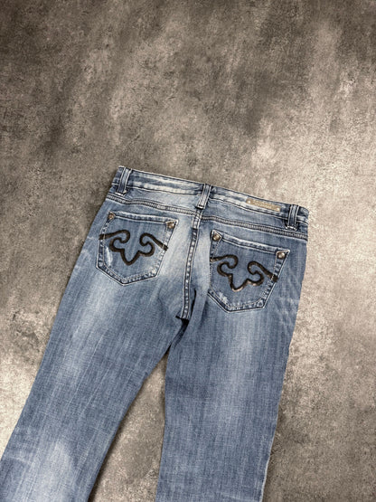 Y2K Rock Revival Flared Jeans | Bootcut
