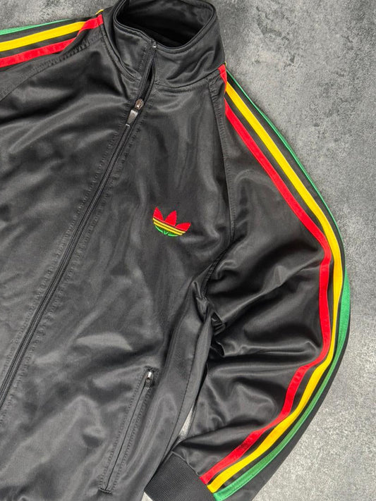 Adidas Firebird in Schwarz / Rot / Gelb / Grün