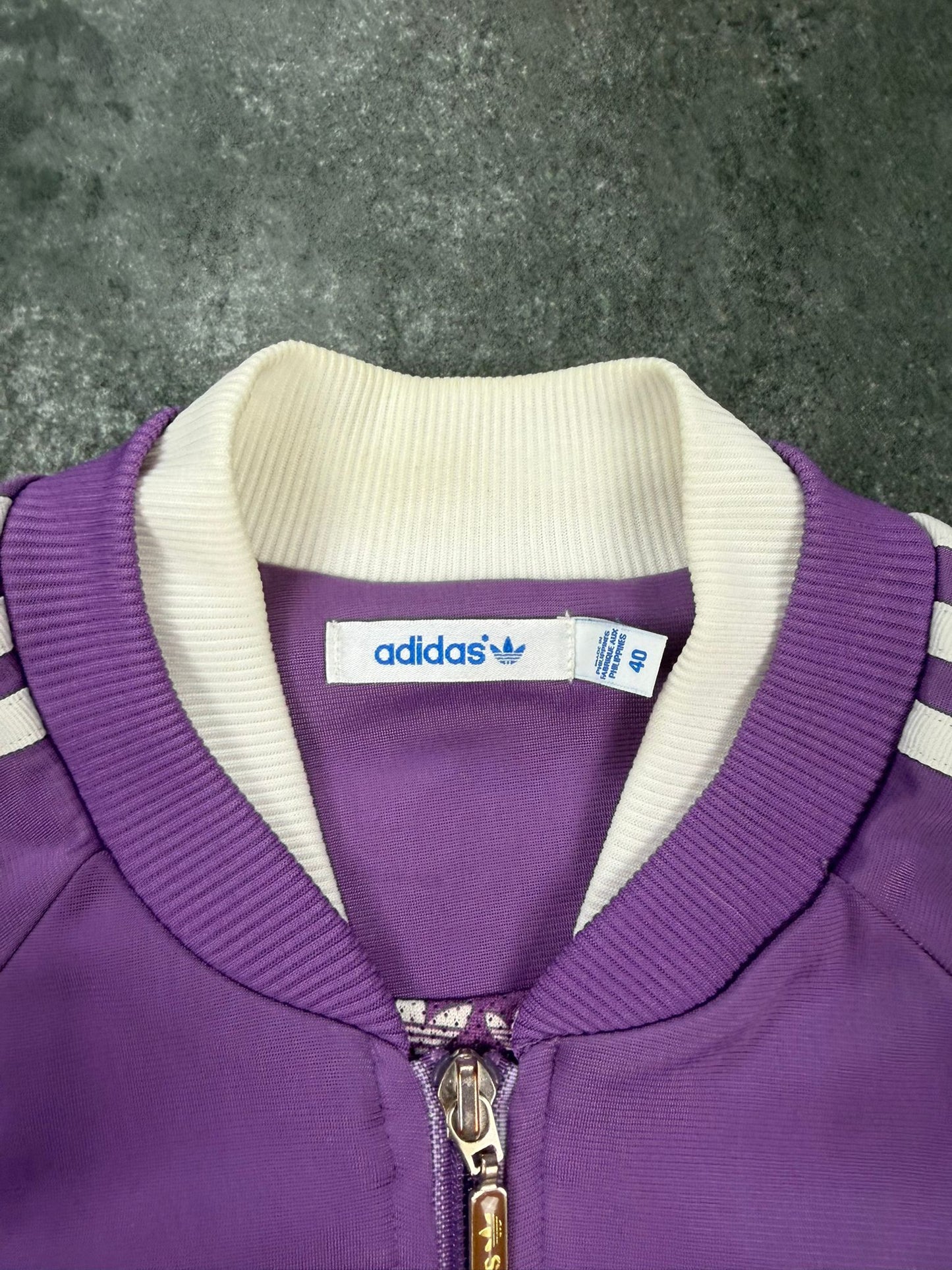 Adidas Firebird Tracksuit Lila Weiß S