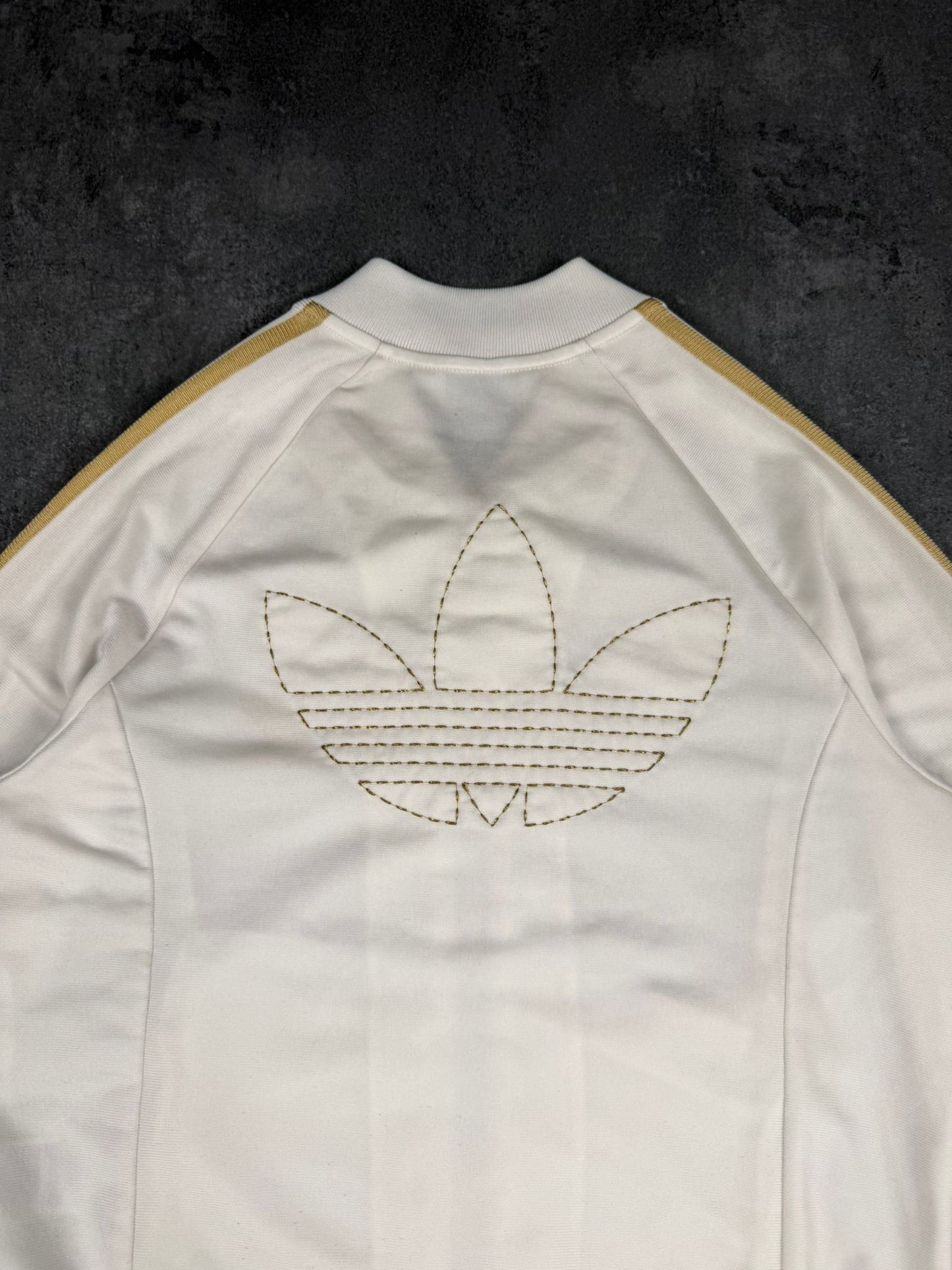 Adidas Firebird Track Jacket Weiß Gold S