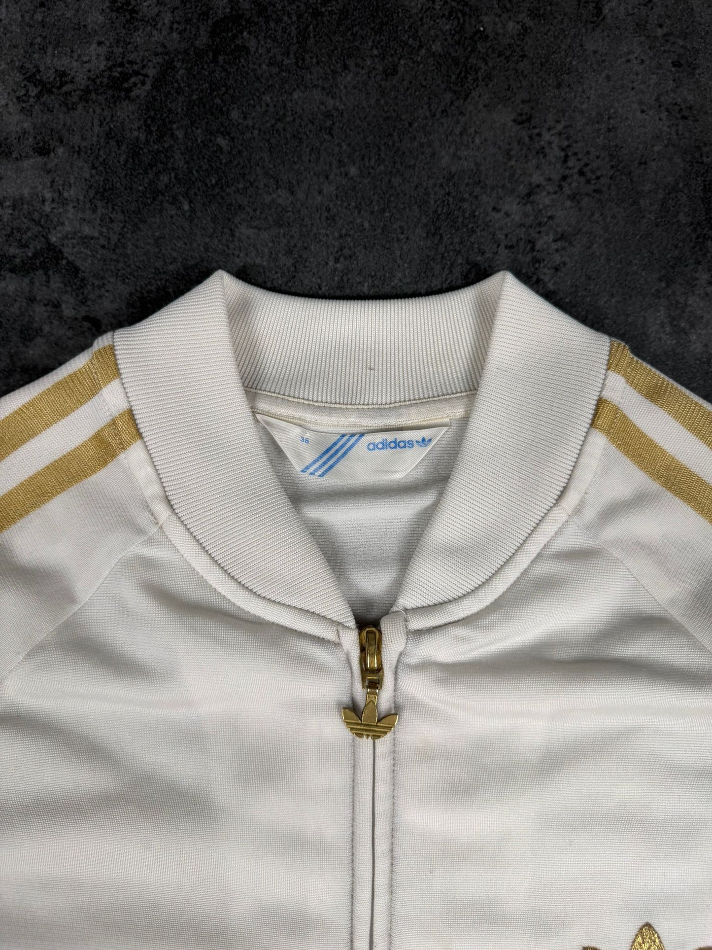Adidas Firebird Track Jacket Weiß Gold S