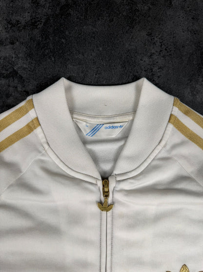 Adidas Firebird Track Jacket Weiß Gold S