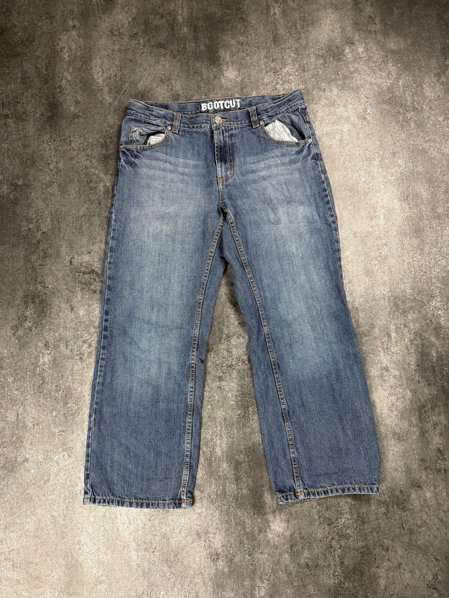 Bootcut Y2K Baggy Bootcut | Loose Fit | Skater Denim | 2000s L