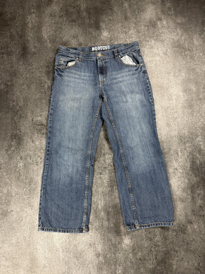 Bootcut Y2K Baggy Bootcut | Loose Fit | Skater Denim | 2000s L