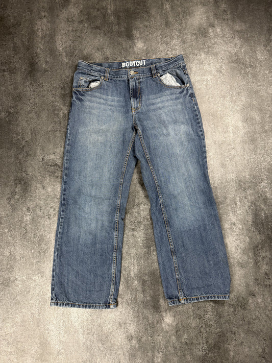 Bootcut Y2K Baggy Bootcut | Loose Fit | Skater Denim | 2000s L