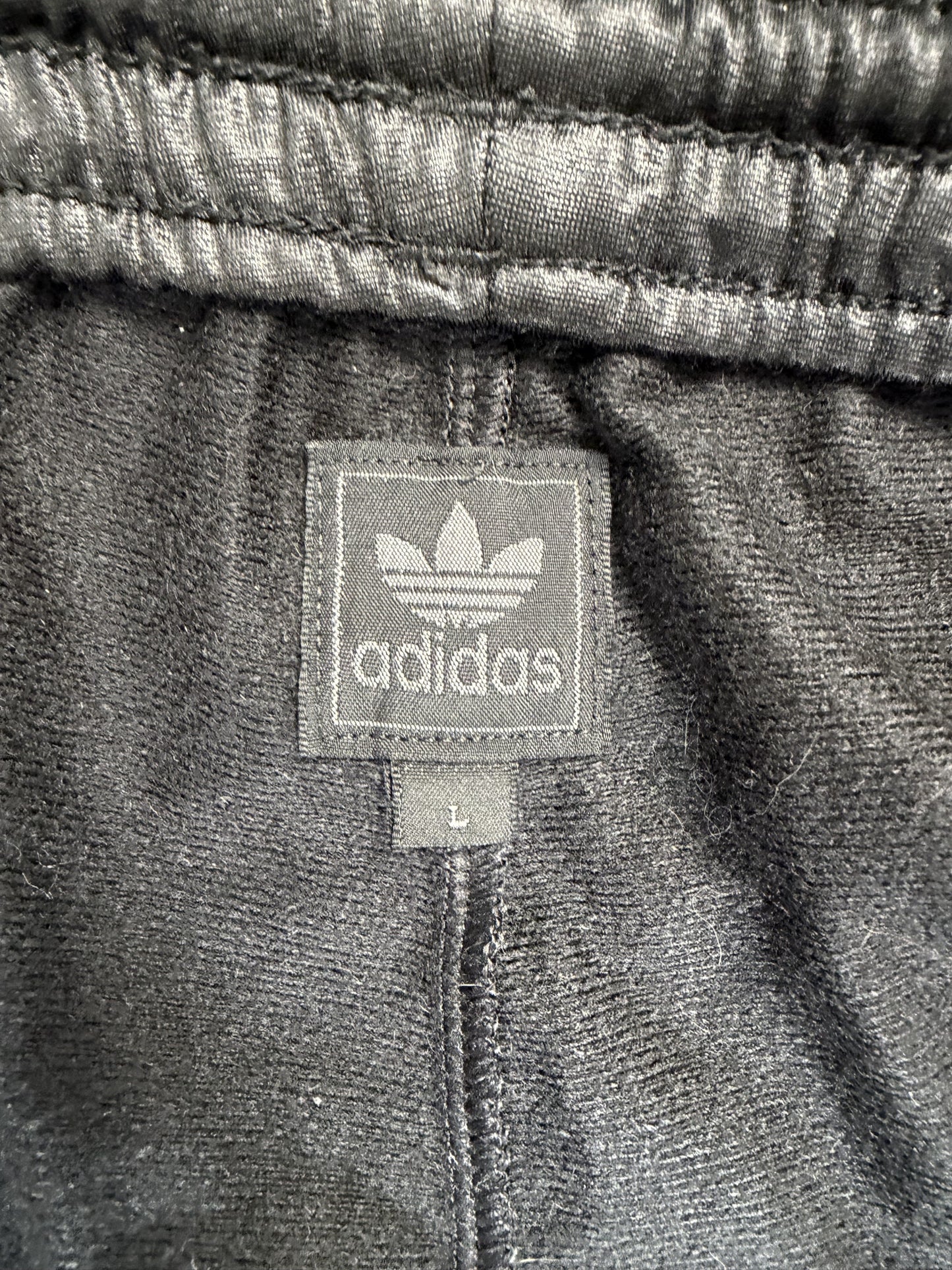 Adidas Vintage Trackpants mit PU-/Leather-Look LSehr Gut