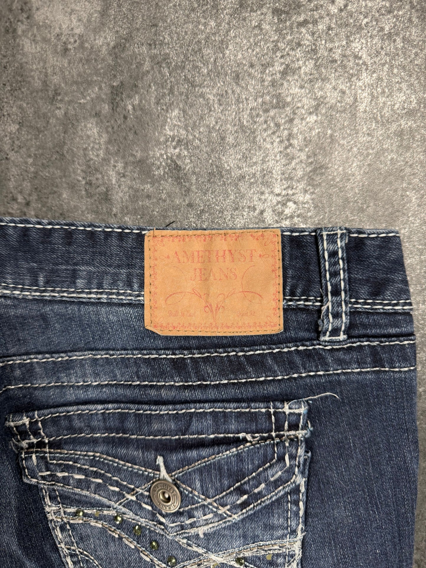 Y2K Bootcut Jeans | Dark Wash